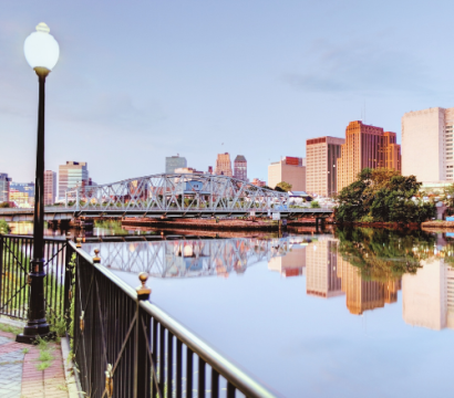 Along the river in New Jersey